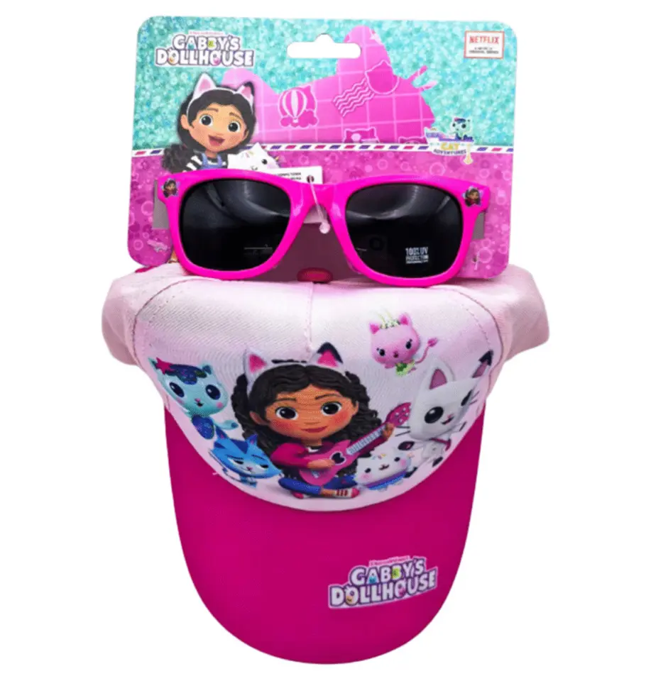 Pink Sunglasses & Cap Set