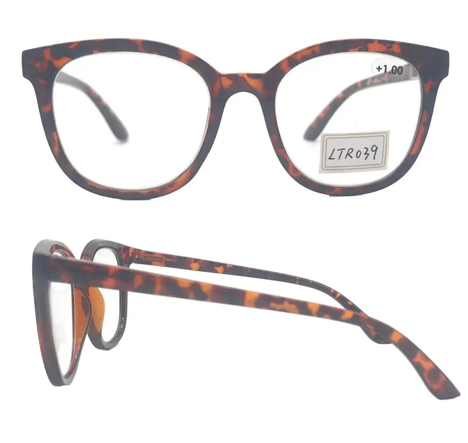 Rounded Brown Reading Glasses