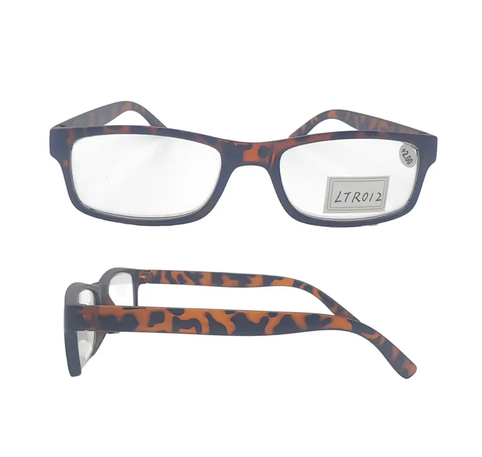 Brown Rectangular Reading Glasses