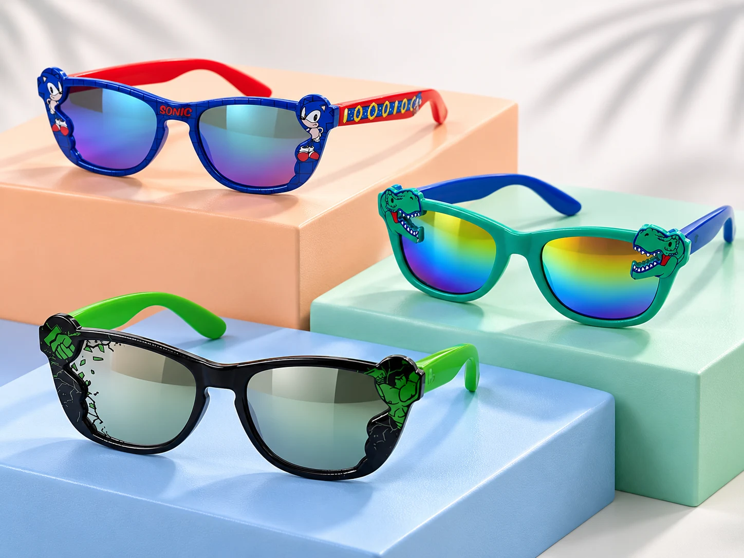 AI campaign based on JUNLIAN Kids Sunglasses: A playful collection