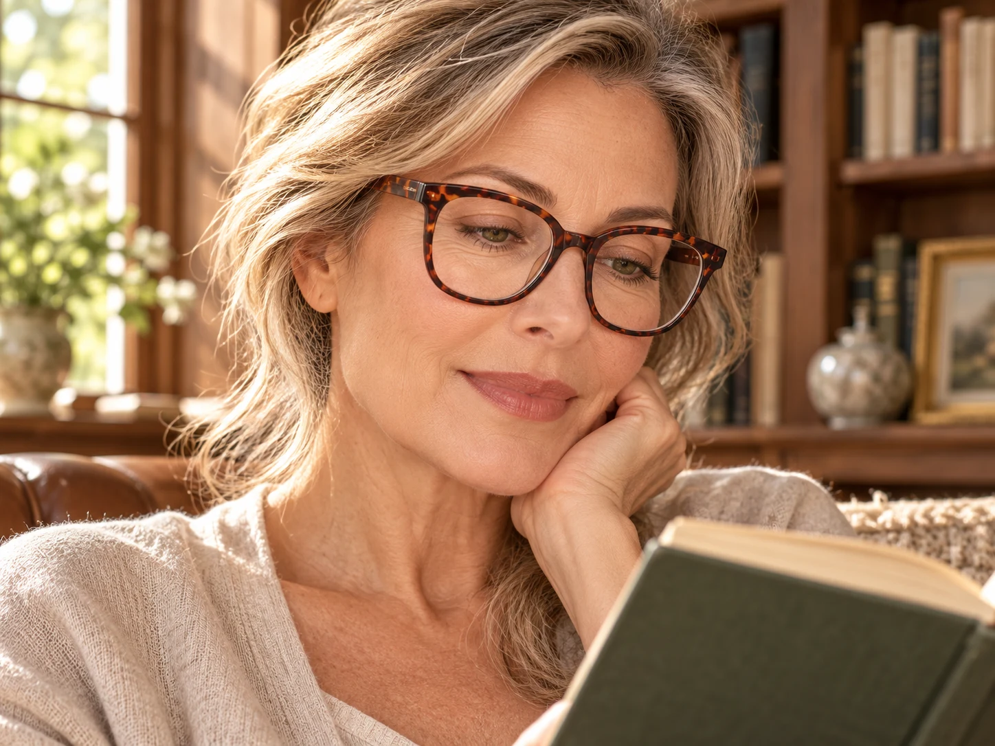 AI campaign based on JUNLIAN Reading Glasses: A moment to read