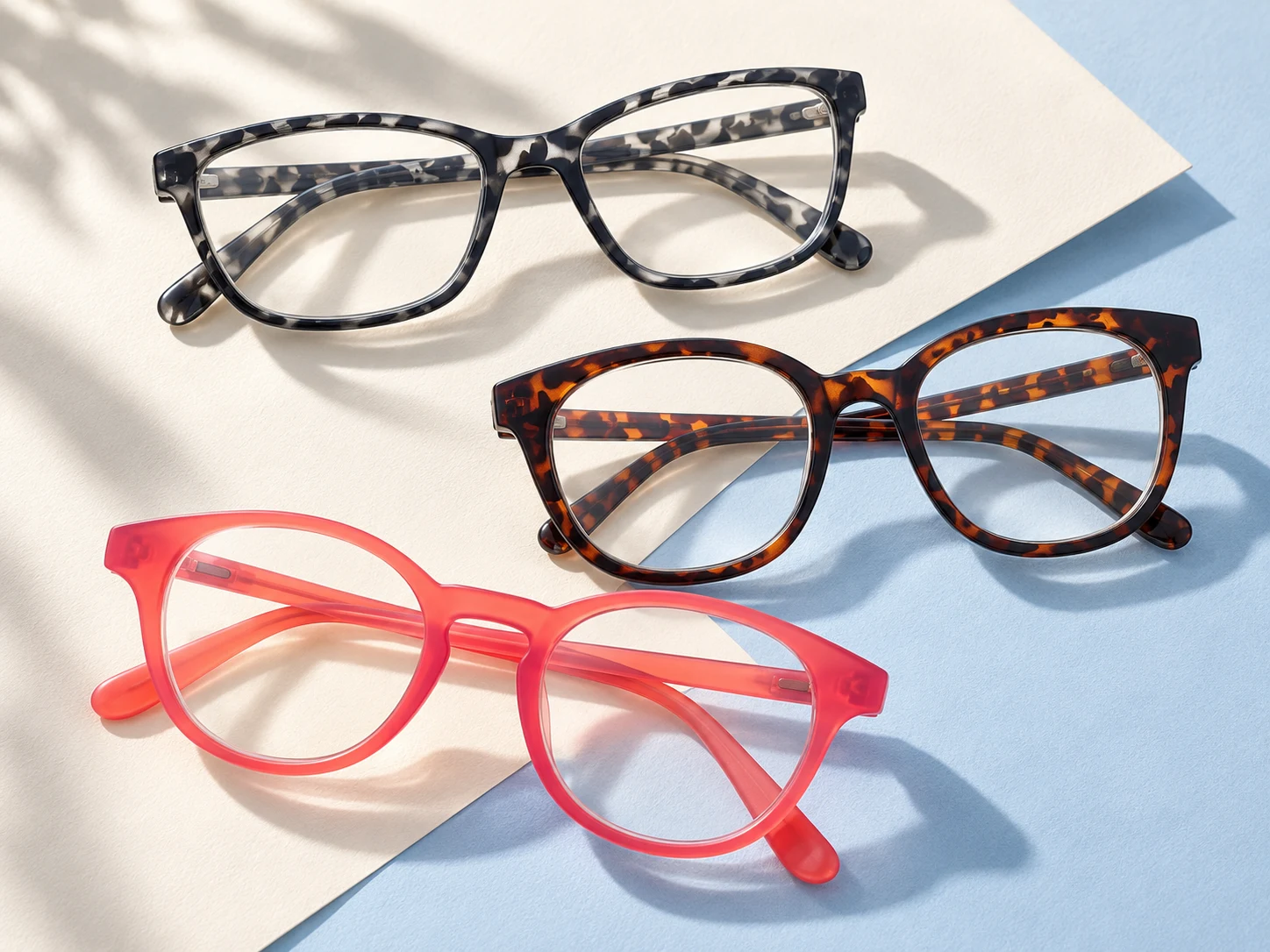 AI campaign based on JUNLIAN Reading Glasses: Everyday frames, individual style