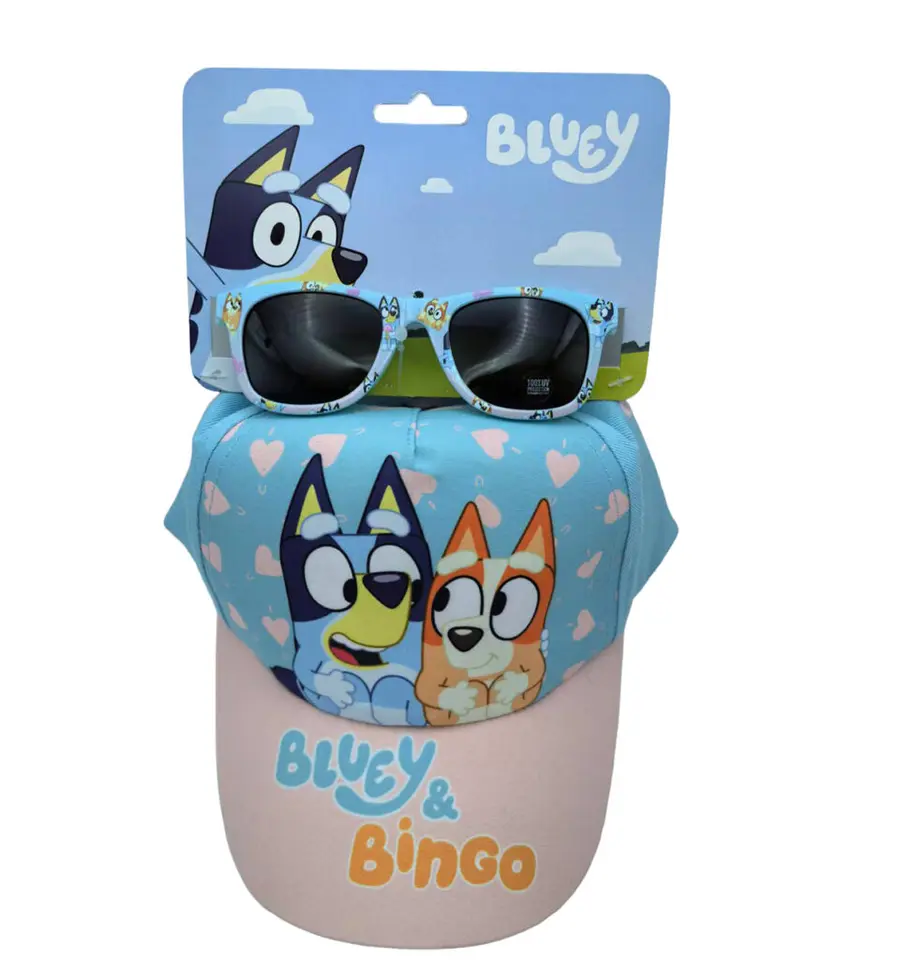 Character cap & sunglasses