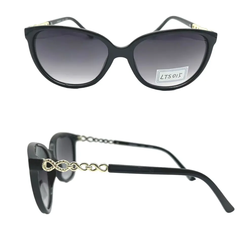Sculpted black cat-eye